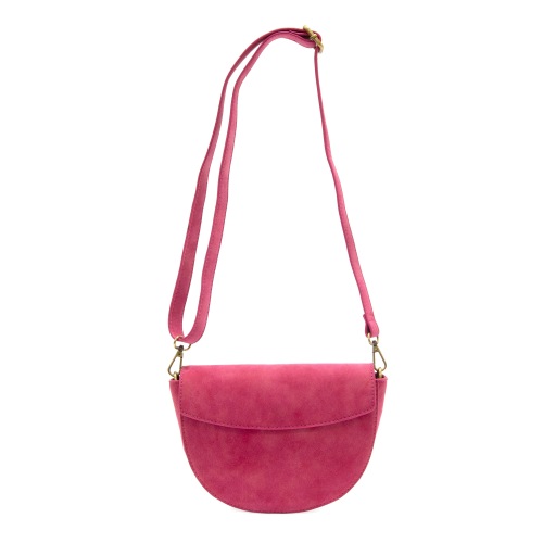 Luna Crescent Crossbody | Fuchsia