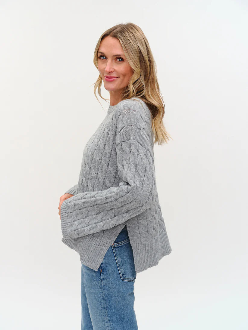 The Willow Sweater - Heather Grey