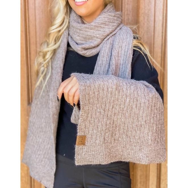 Solid Honey Comb Scarf image 0
