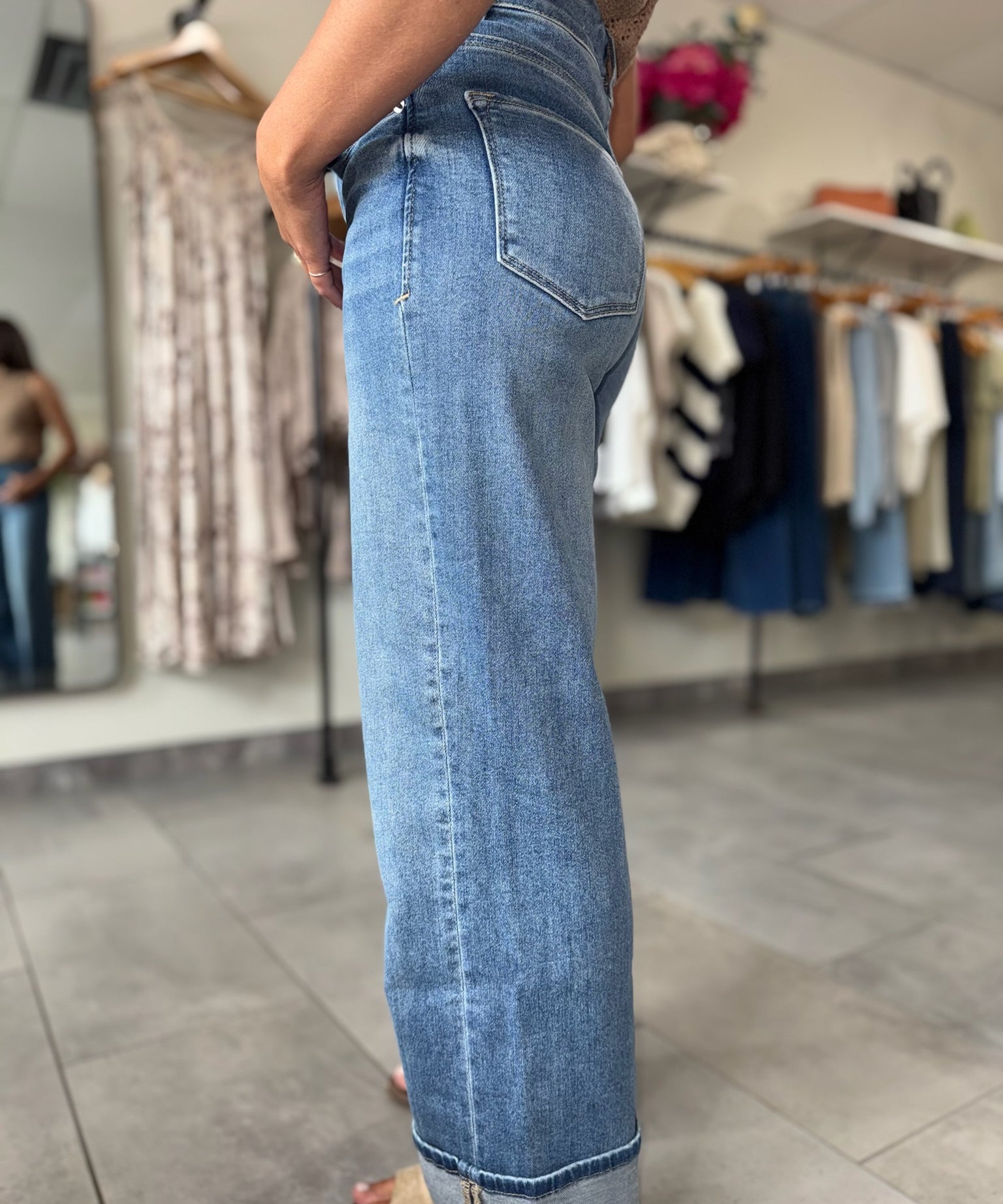Holly High Rise Straight Leg Jeans | Natal