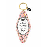 Properly Improper Acrylic Keychain | Where Are My Damn Keys? Floral