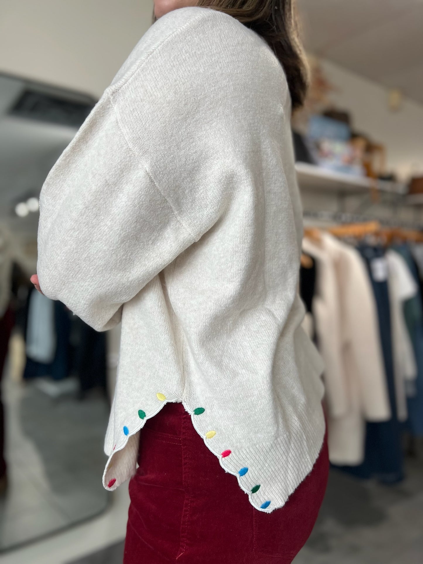 Peace & Joy Novelty Sweater