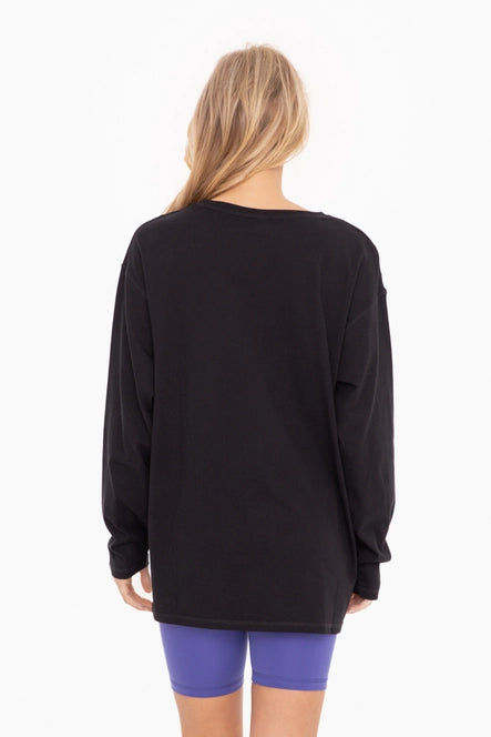 Organic Cotton Long Sleeve Boyfriend Tee image 2