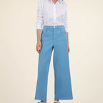Ash High Rise Wide Legs - Amalfi Blue image 0