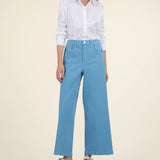 Ash High Rise Wide Legs - Amalfi Blue image 0