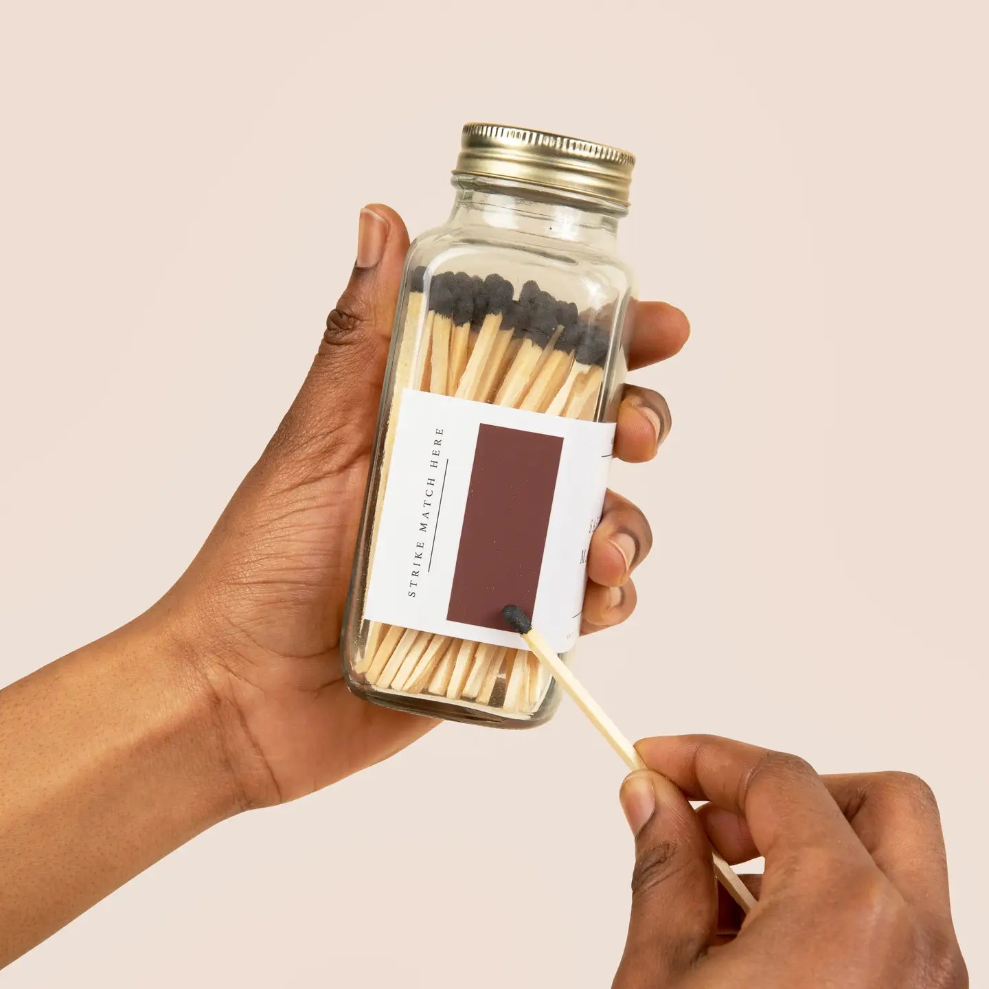 Black Safety Matches