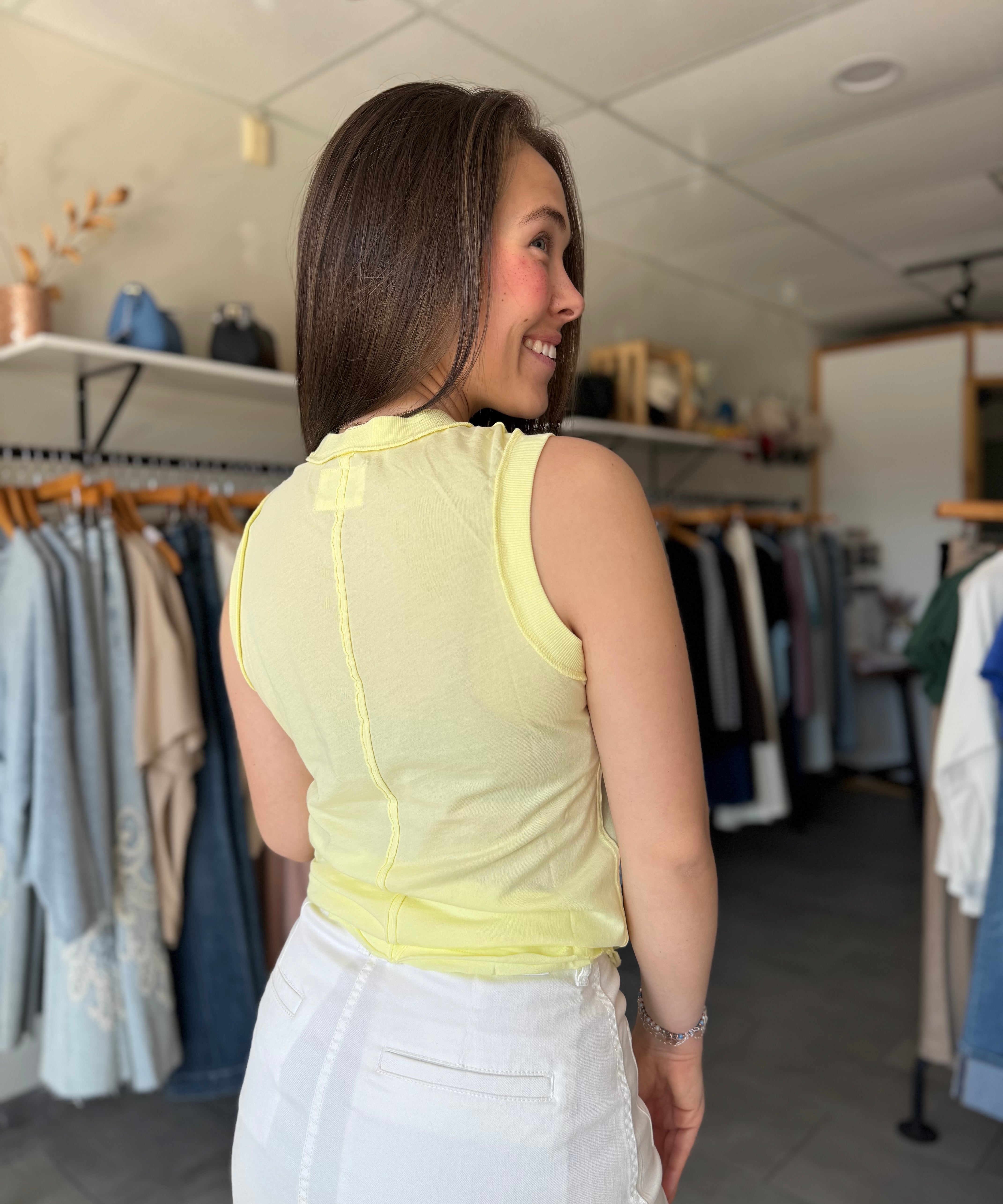 Zo Tank | Wax Yellow