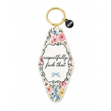 Properly Improper Acrylic Keychain | Respectfully, F That