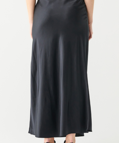 Sleek Satin Maxi Skirt image 1
