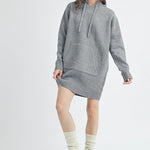 Hooded Sweater Mini Dress image 2