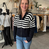 Noelle Full Zip Sweater