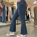 Jeanne Mid Rise Flare Jeans | Callaway