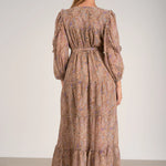 Fall Paisley Maxi Dress image 1