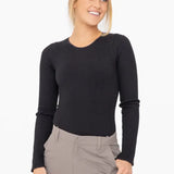 Ribbed Seamless Long Sleeve Bodysuit image 0