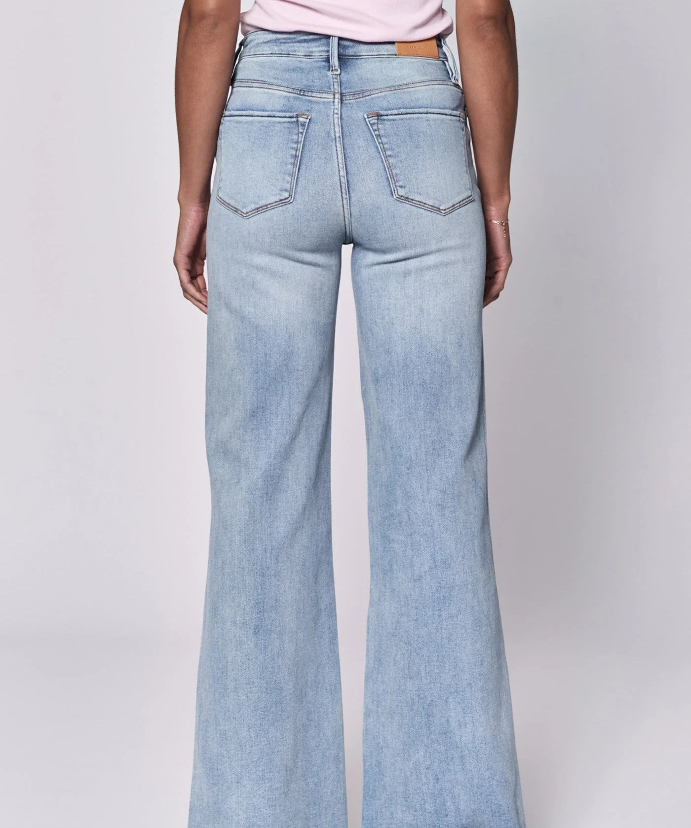 Fiona High Rise Wide Legs with Raw Hem- Montilla image 1