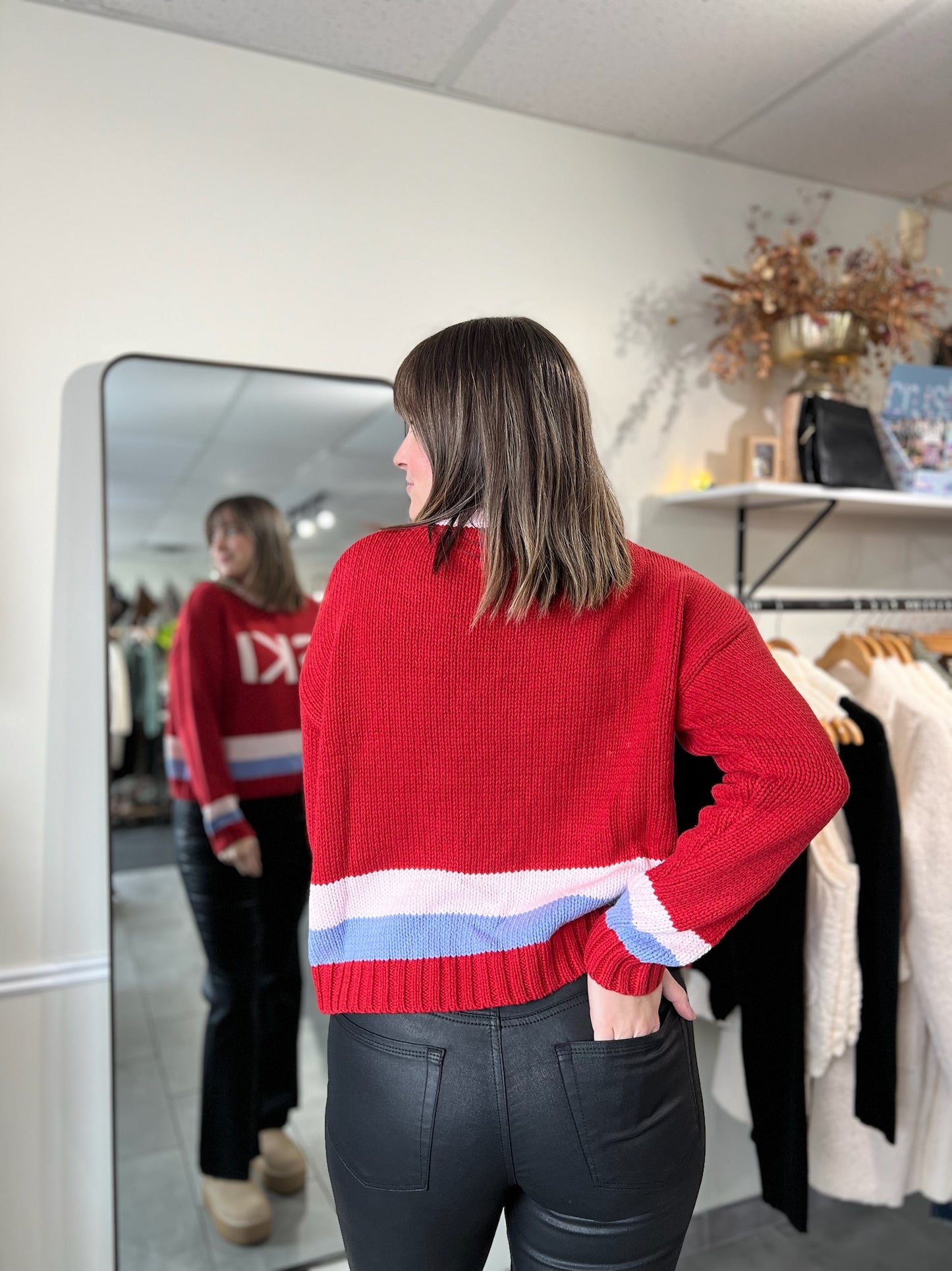 Ski Sweater | Red