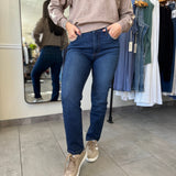 Reese High Rise Ankle Straight Jeans - Attain