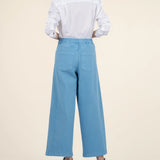 Ash High Rise Wide Legs - Amalfi Blue image 2