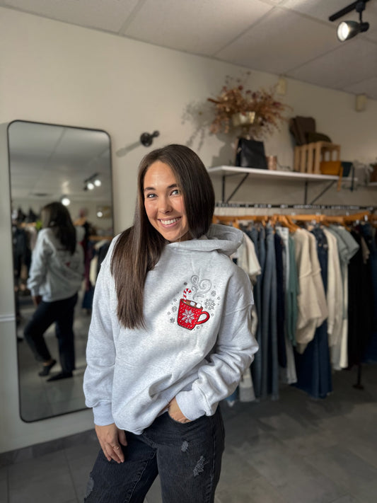 Hot Chocolate Recipe Cozy Hoodie