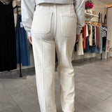Audrey High Rise Jeans | Egret