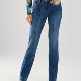 Olivia Pintuck Bootleg Denim image 0