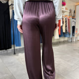 Wide Leg Palazzo Pants | Plum