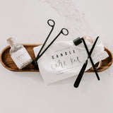 Candle Care Kit | Wick Trimmer, Dipper & Snuffer Set (Matte Black)