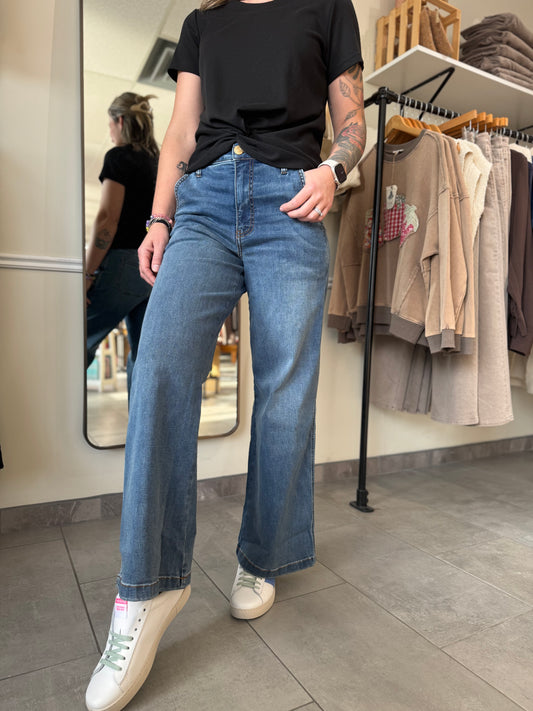 Meg High Rise Wide Legs | Acutely