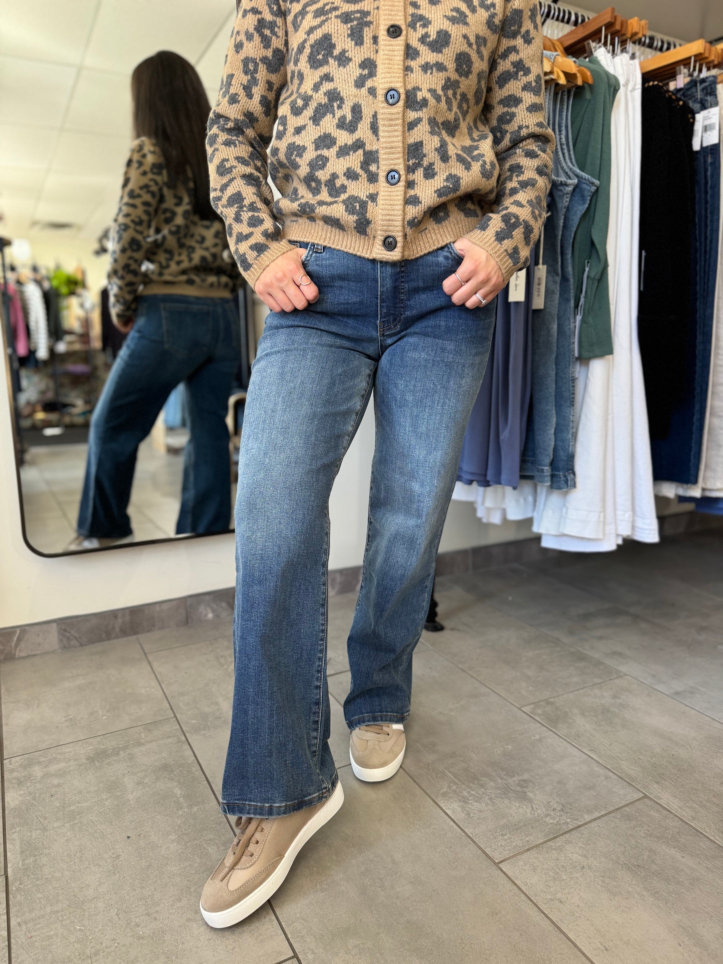 Charlotte High Rise Wide Leg Fab AB - Historical