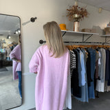 Dusty Pink Oversized Tunic Sweater