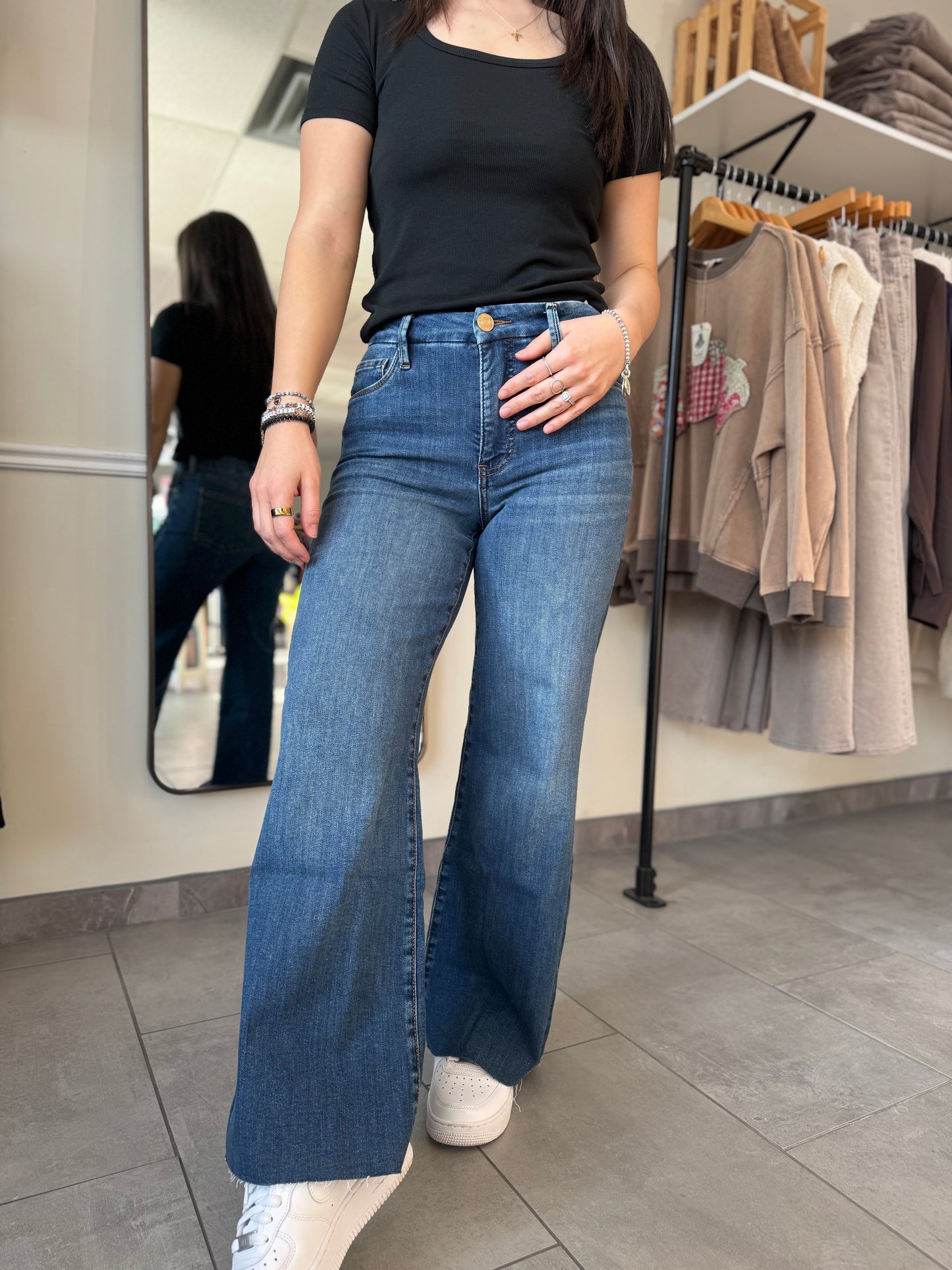 Meg High Rise Wide Legs Long Inseam | Rad