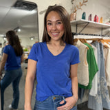 Vanya Tee | Dazzling Blue