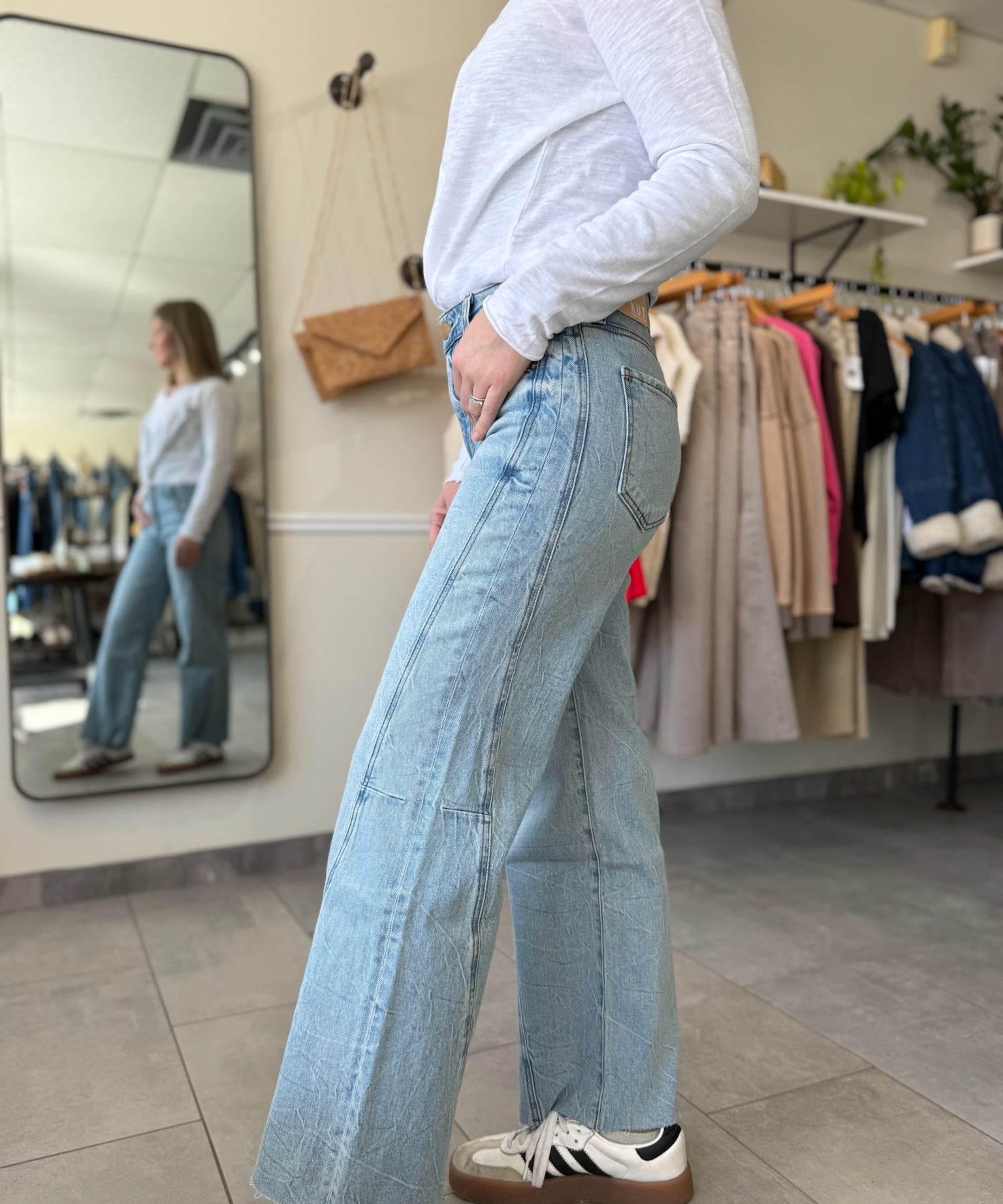 Meg High Rise Wide Legs | Imagination