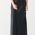 Sleek Satin Maxi Skirt image 0