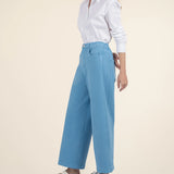 Ash High Rise Wide Legs - Amalfi Blue image 1