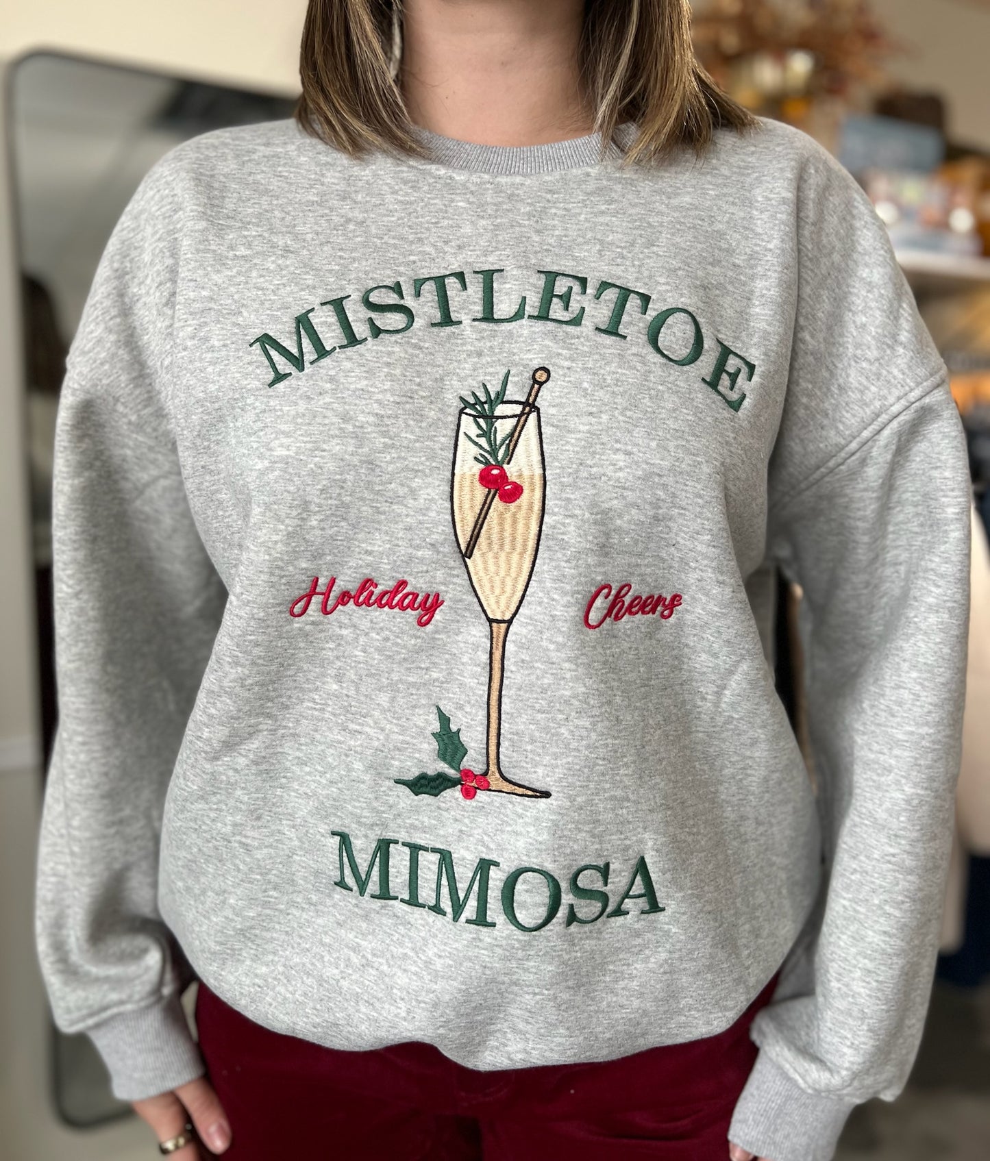 Holiday Mimosa Crewneck