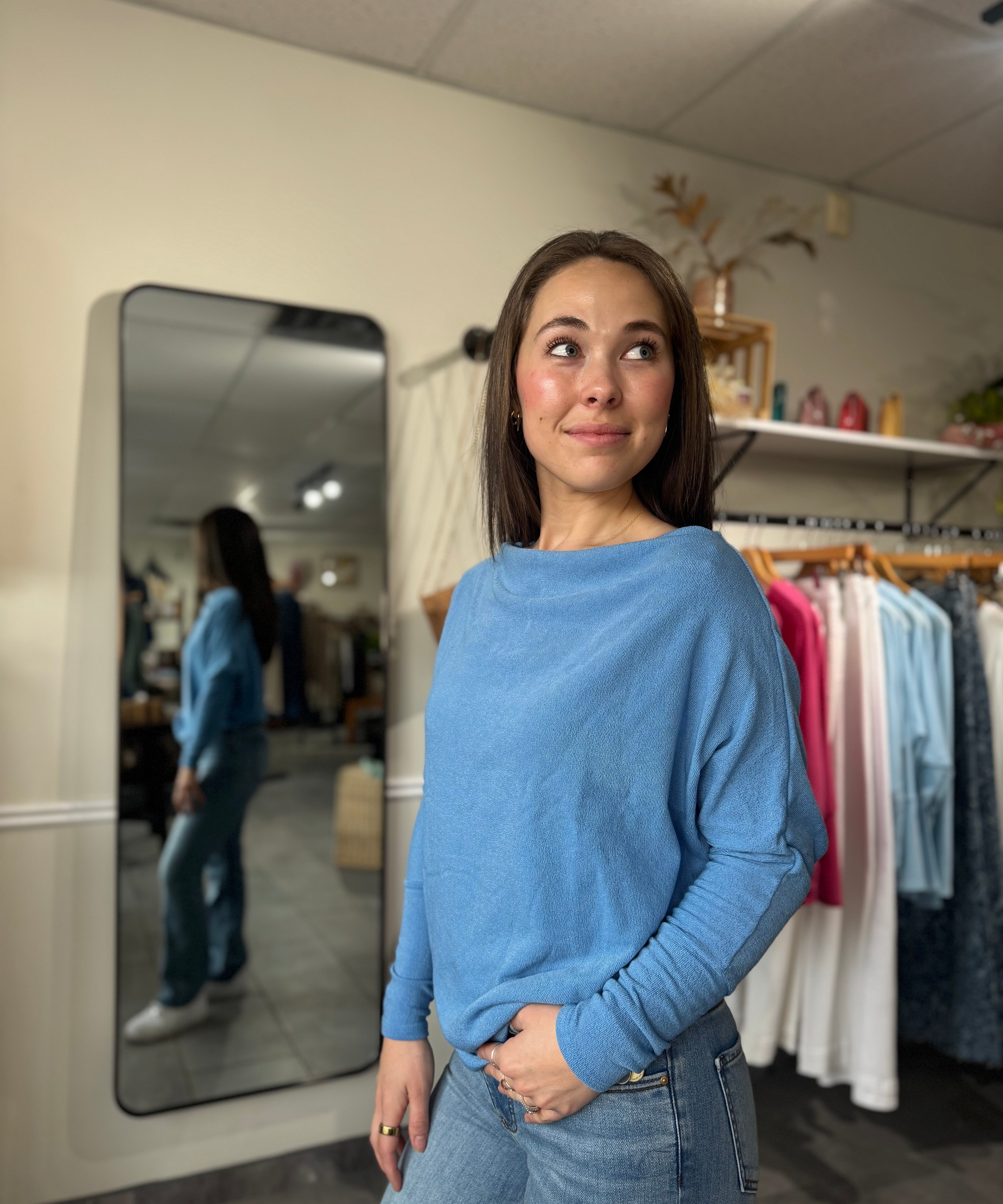 The Anywhere Top  | Crystal Blue