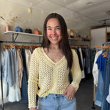 Vivi Sweater | Wax Yellow