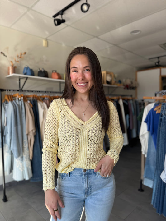 Vivi Sweater | Wax Yellow