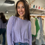 Sandcastle Lightweight Knit | Lilac