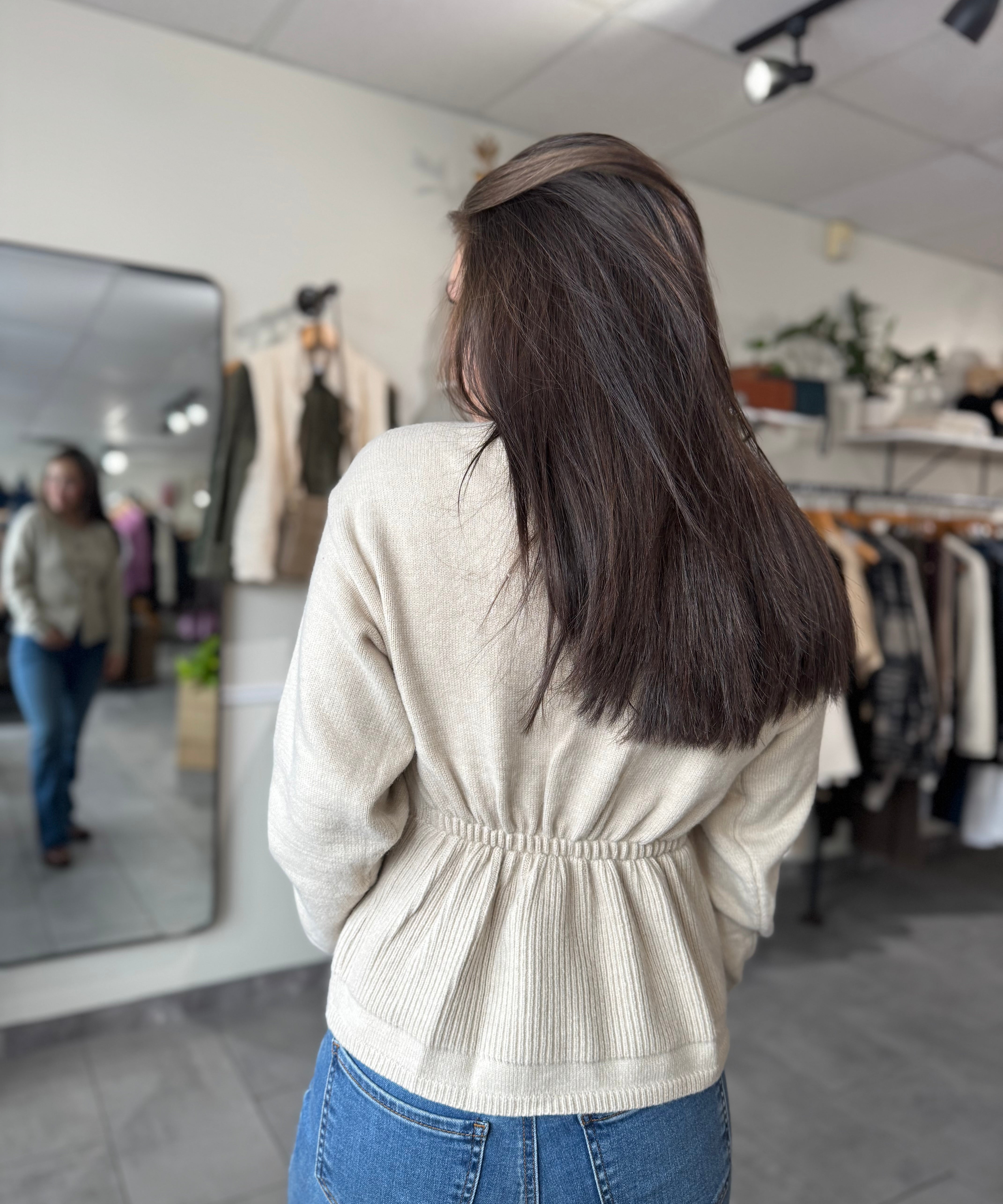 Michelle Cardigan | Bone White