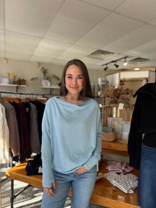 The Anywhere Top | Cloud Blue