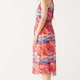 Tropical Sunset Halter Dress image 1