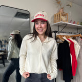 Kaia Full Zip Hoodie | Pale Yellow
