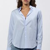 Lolita Long Sleeve Boyfriend Fit Shirt - Skyway image 0