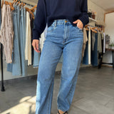 Ashton High Rise Wide Leg Barrel Jeans | Dynamic
