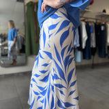 Serene Palm Midi Skirt