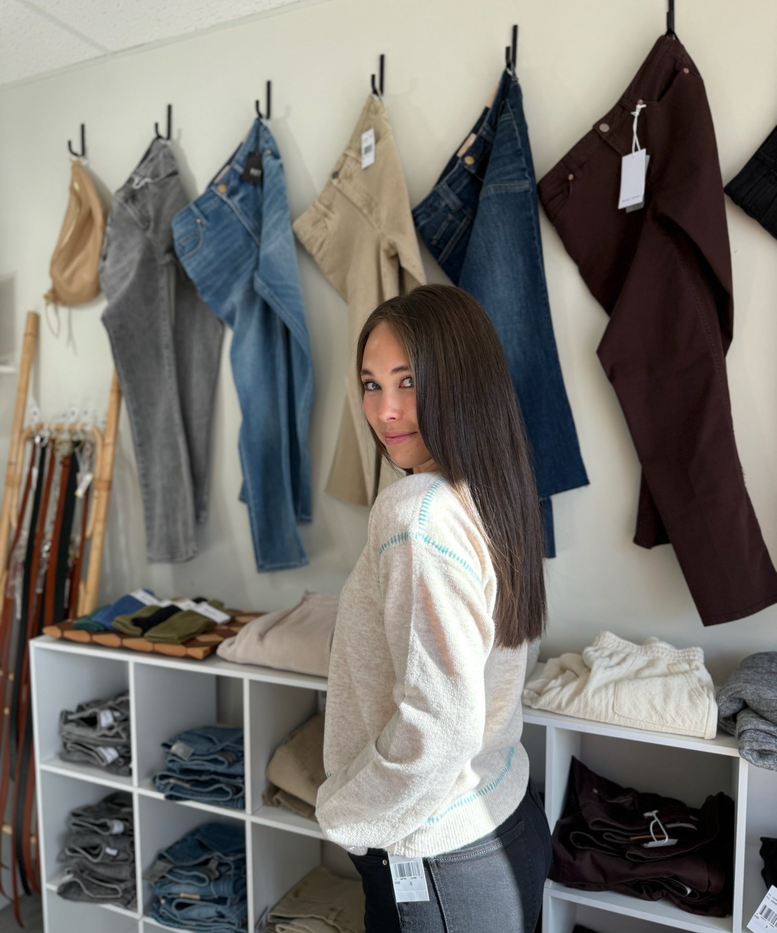 Millie Sweater - Heather Oatmeal