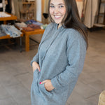 Hooded Sweater Mini Dress image 0