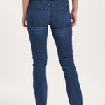 Blaire Mid Rise Slim Straight Jeans - Violet Blue image 2